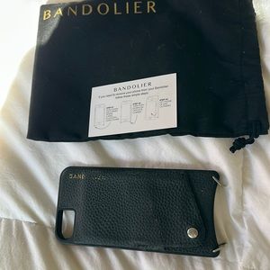 Bandolier Emma Pebble Leather Crossbody for iPhone 6/7/8